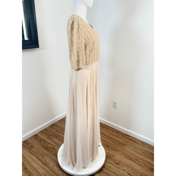 Mac Duggal 9180 Long Mother of the Bride Formal Dress Size 10 - Picture 5 of 10